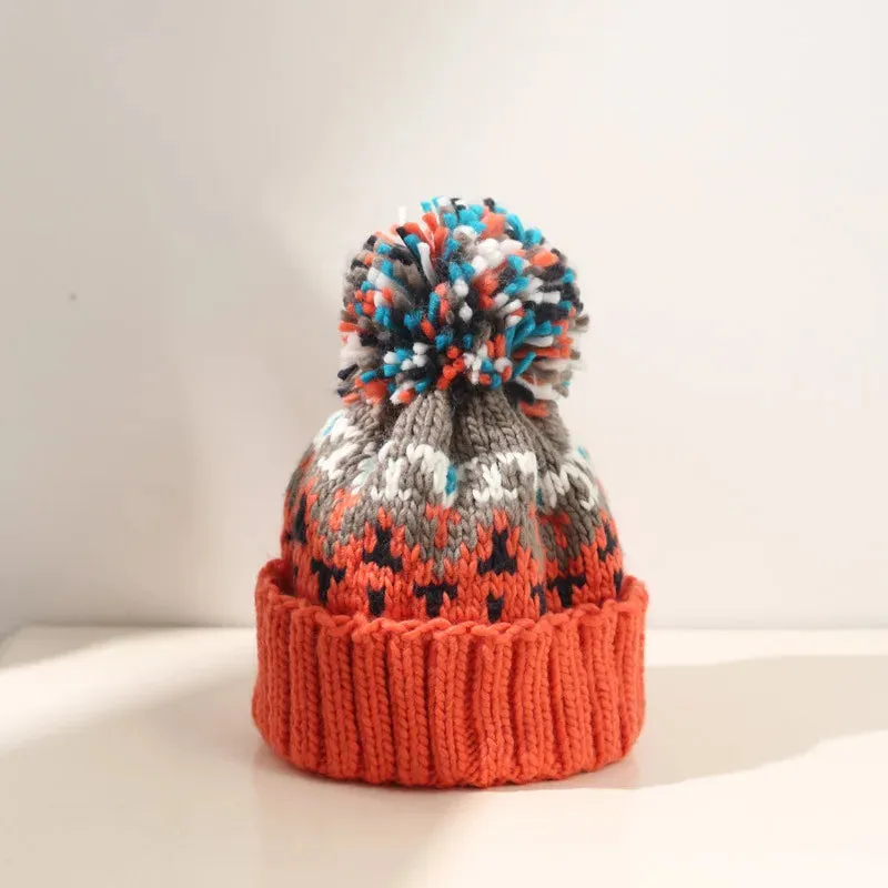TAMARA Cozy Snowflake Pom Beanie