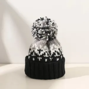 TAMARA Cozy Snowflake Pom Beanie