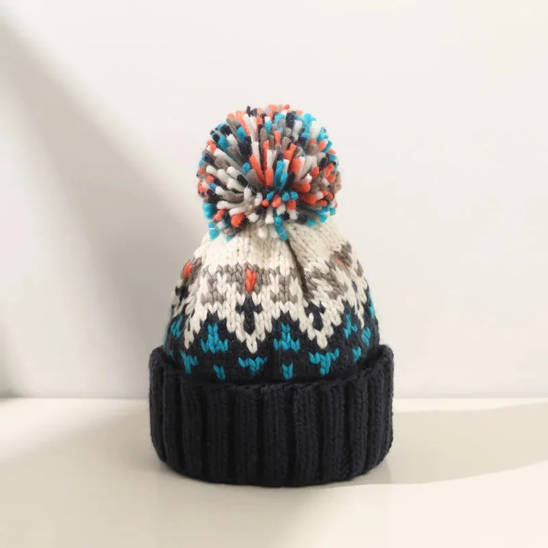 TAMARA Cozy Snowflake Pom Beanie