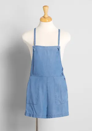 Utility Shortall Chambray Blue